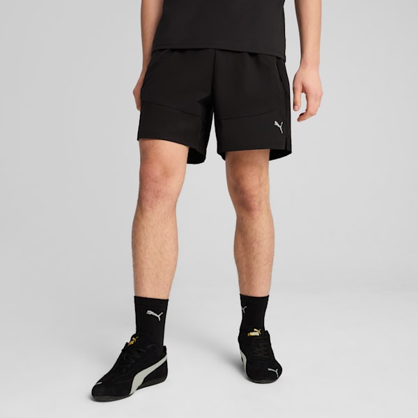 PUMATECH Relaxed Shorts 6" Men, PUMA Black, extralarge